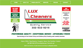 Retro-inspired design for Lux Cleaners